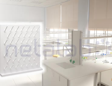 Netalab - LABORATUVAR ASKI SİSTEMLERİ Aksesuar Modelleri